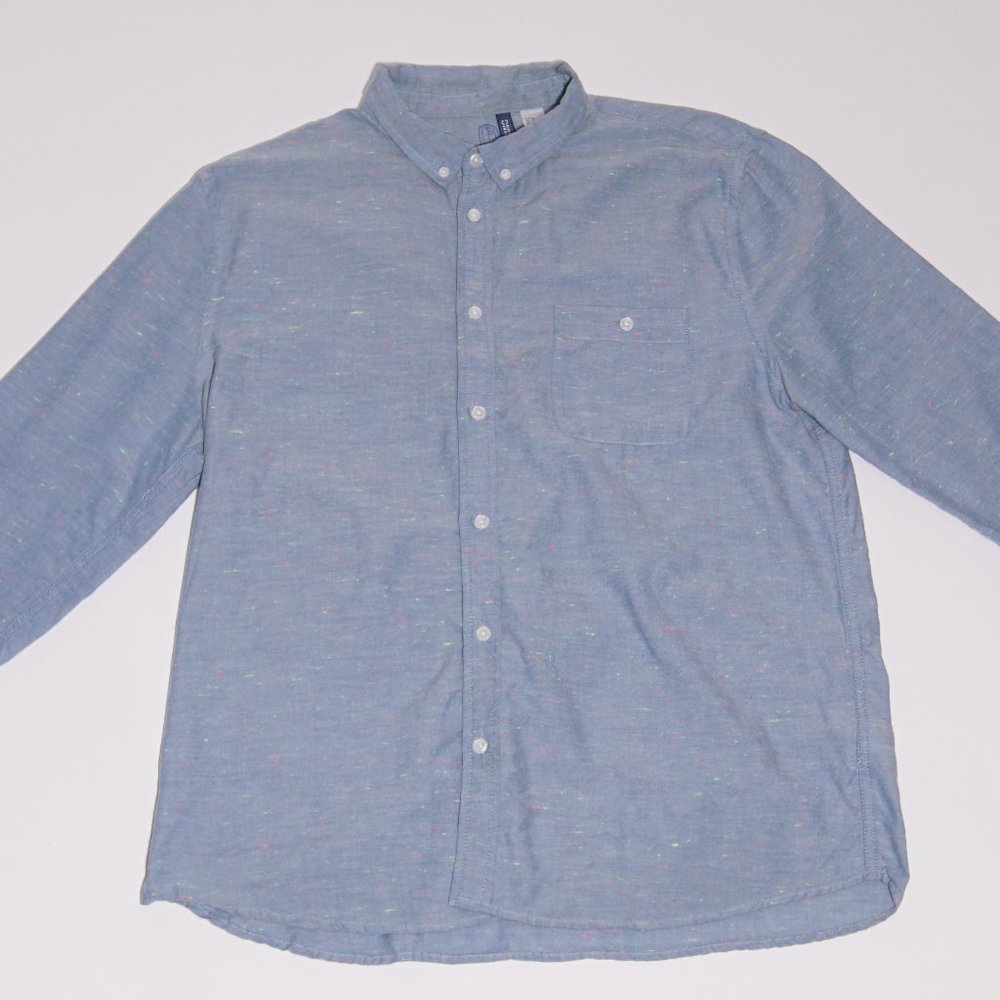 H&M Speckled Button Up